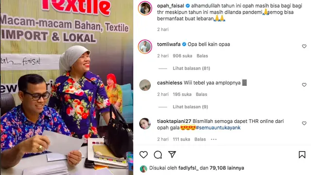 H. Faisal Bersyukur Bisa Tetap Beri THR untuk Karyawan Meski Masih Dilanda Pandemi
