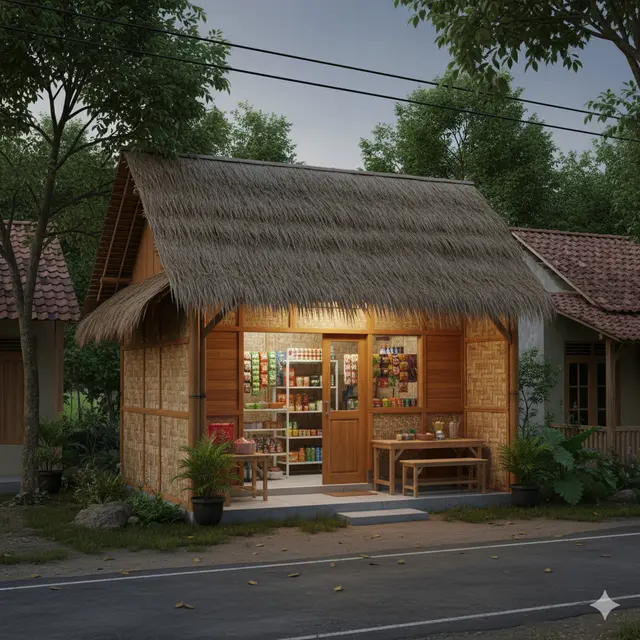 7 Desain Warung Sembako Anti Panas, Inspirasi Toko Kecil yang Tetap Adem dan Rapi
