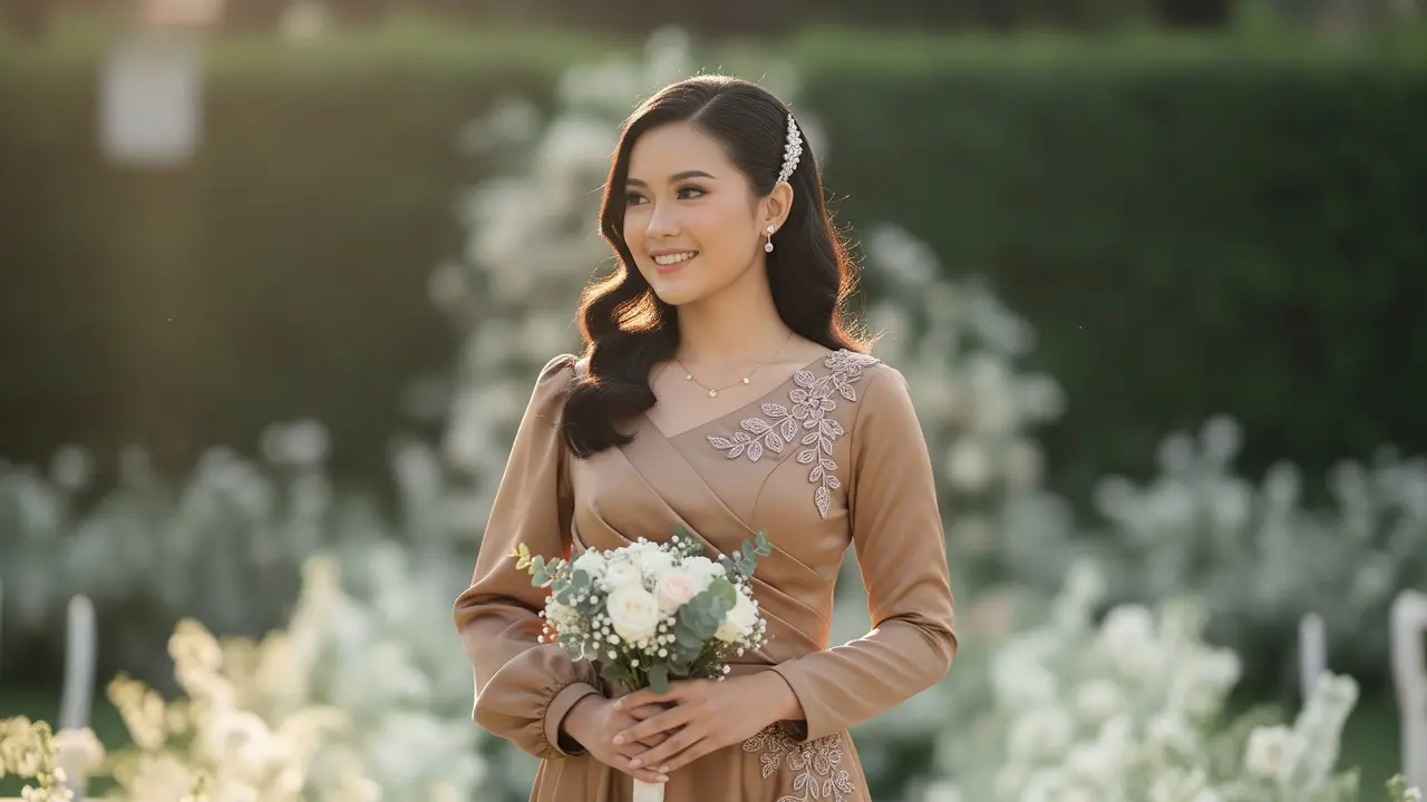 Model Baju Bridesmaid Coksu (Gemini AI)
