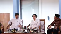 Ketua Dewan Pengarah BPIP, Prof. Dr. (H.C.) Hj. Megawati Soekarnoputri bersama Kepala BPIP Prof.Drs.K.H. Yudian Wahyudi, M.A.Ph.D.