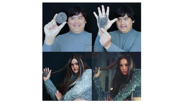 6 Cosplay Low Budget Jadi Jisoo dan Rose Blackpink Ini Kocak