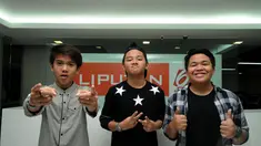 Tiga personil CJR berkesempatan mengunjungi markas Liputan6.com di Jakarta, Senin (22/12/2014). (Liputan6.com/Helmi Fithriansyah)