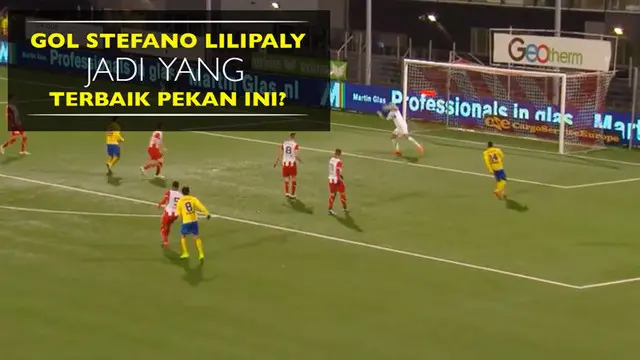 Berita video gol pemain naturalisasi Indonesia, Stefano Lilipaly, sementara menjadi yang paling banyak dipilih pekan ini di Liga Belanda II.