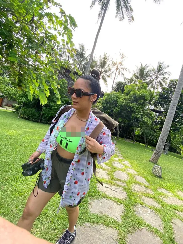 7 Momen Liburan Tara Basro di Bali, Menginap di Tengah Hutan