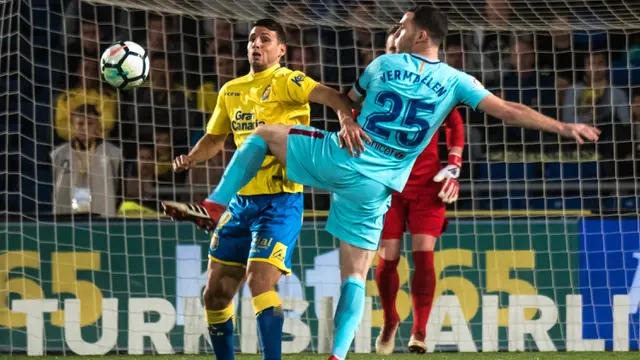 FOTO: Gol Lionel Messi Gagal Antar Barcelona Kalahkan Las Palmas