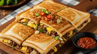 Cara Membuat Martabak Roti Tawar Teflon Isi Sederhana, Camilan Praktis di Rumah