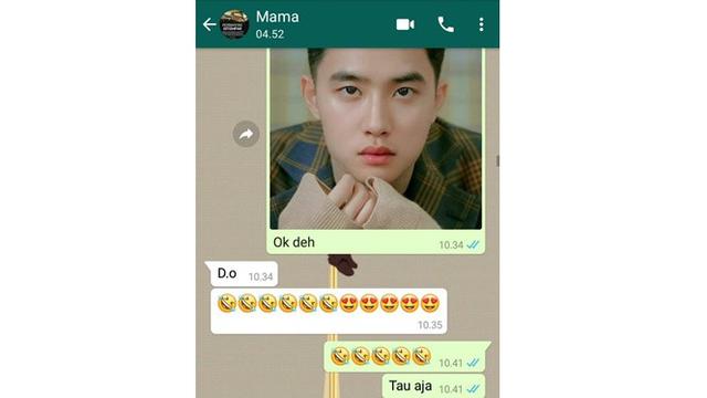 Chat kocak emak (Sumber: Twitter/@nandaaulin)