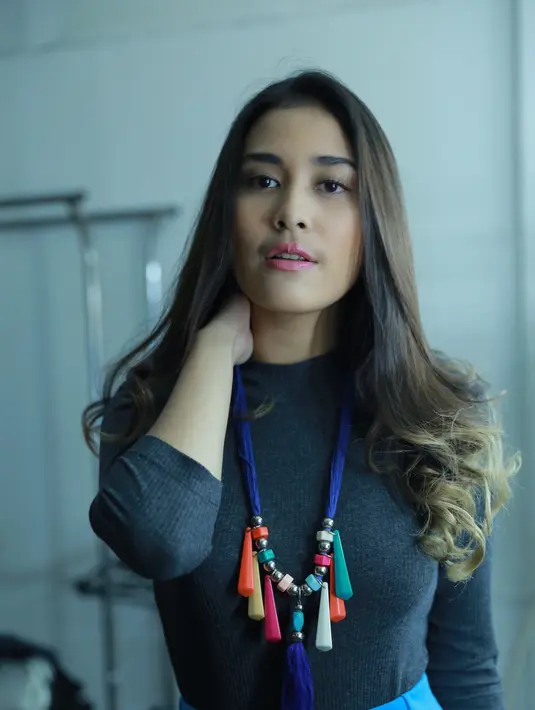 Film ‘Beauty and The Best’ sendiri menjadi film kelima bagi model cantik Andania Suri. Di film ini juga ia berperan sebagai seorang model di sekolah dan juga sebagai anak SMA yang eksis. (Galih W. Satria/Bintang.com)