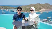 Honeymoon Alvin Faiz dan Henny Rahman. (Sumber: Instagram/hennyyrahman)
