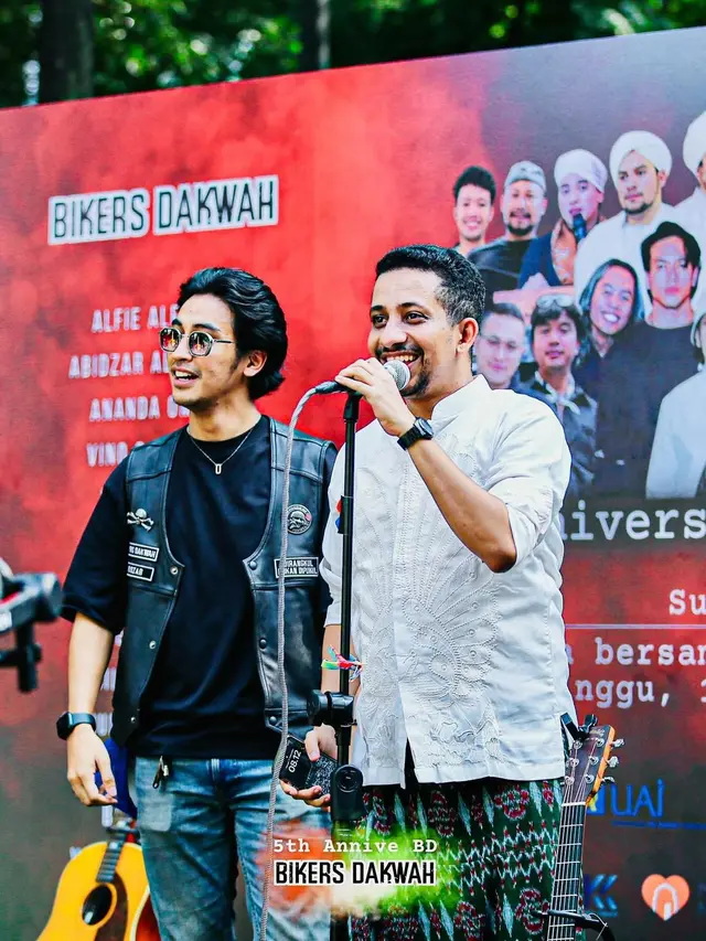 8 Potret Abidzar Al Ghifari Ikut Touring dengan Geng Motor, Curi Perhatian