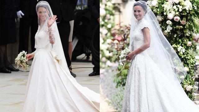 Gaun Pengantin Pippa Middleton Serupa Dengan Sang Kakak