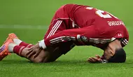 Pemain Liverpool Hugo Ekitike alami cedera dan terancam gagal mentas di Piala Dunia 2026. (Kirill KUDRYAVTSEV / AFP)