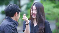 Adegan sinetron Cinta Karena Cinta di SCTV (Dok Sinemart)