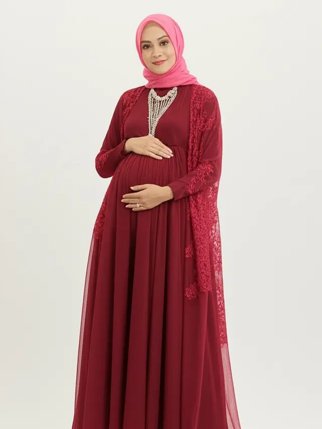 Outfit Ibu Hamil Kece untuk Kerja. Foto: Gemini