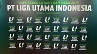 PT Liga Utama Indonesia Gelar RUPS, Kick-off Championship 2026/2027 pada 11 September