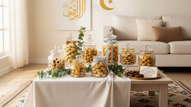 Ide Dekorasi Ruangan untuk Menyambut Lebaran/Gemini AI