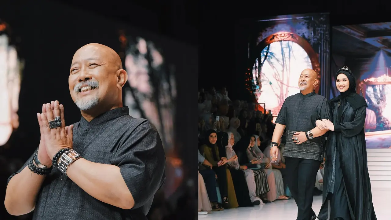 Potret Indro Warkop Jadi Model Catwalk
