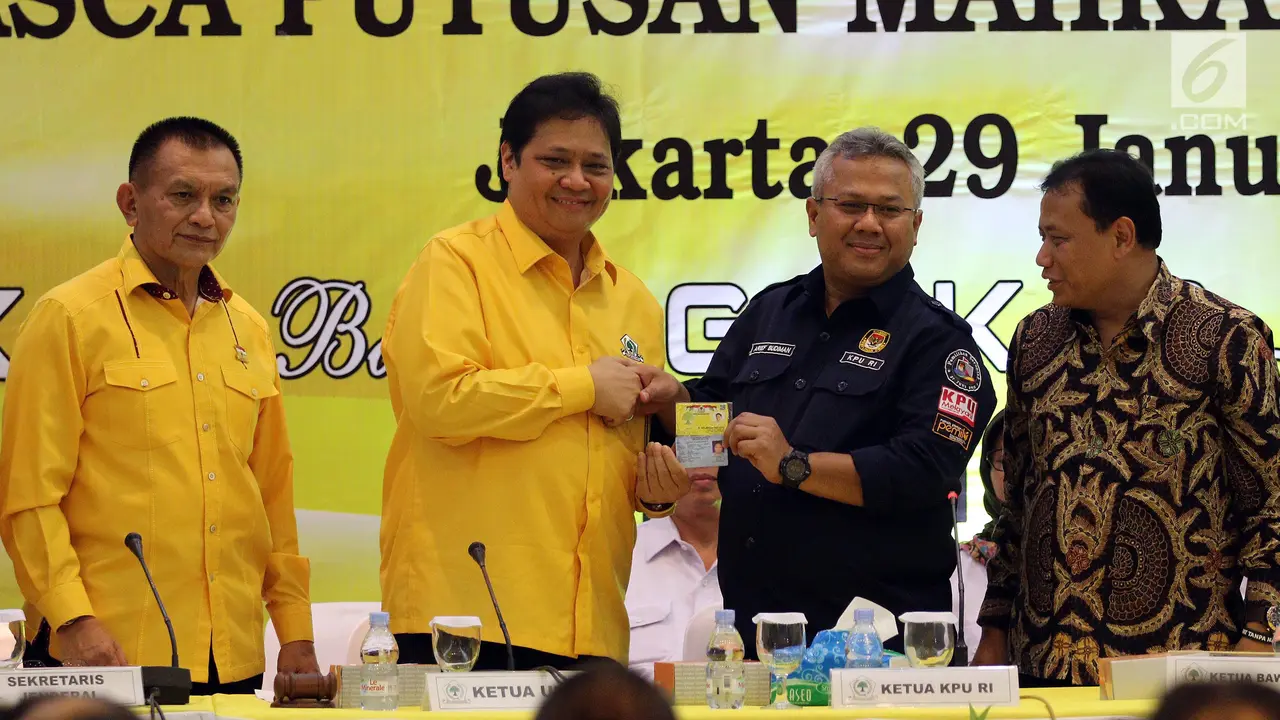 Dibonceng Polisi, Ketua KPU Verifikasi Faktual Partai Golkar