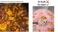Potret Sayur Berkuah untuk Sahur Nyeleneh. (Sumber: Instagram/lelucon.seru/bang.tawa)