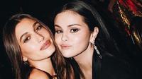 Selena Gomez dan Hailey Baldwin saat bertemu pada Oktober 2022, terlihat sangat akur. (Foto: Instagram/tyrellhampton)