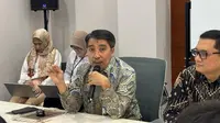 Kepala Departemen Kebijakan Makroprudensial (DKMP) Bank Indonesia, Solikin M. Juhro berkomentar mengenai pelemahan rupiah hingga Rp 16.600 per dolar AS. (Tira/Liputan6.com)&nbsp;