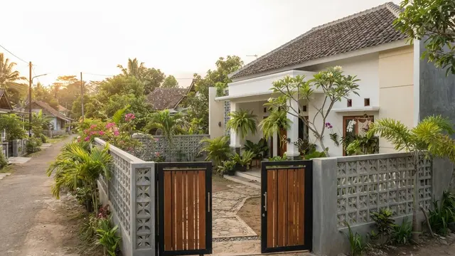 Model Gerbang Rumah Kampung Sederhana Tapi Elegan
