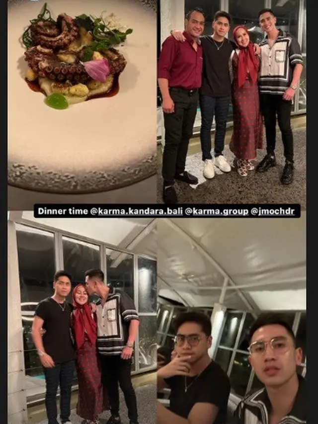 Verrell Bramasta Makan Bareng Venna Melinda dan Ferry Irawan (Foto: Instagram/@bramastavrl)