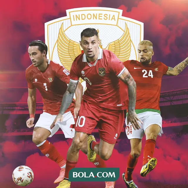 Timnas Indonesia - Ezra Walian, Stefano Lilipaly, Diego Michiels