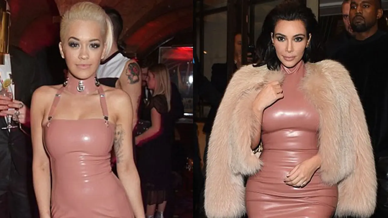 Rita Ora dan Kim Kardashian pakai baju yang sama ke pesta Madonna