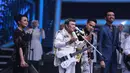 Konser Kemenangan digelar secara meriah di siarkan langsung Indosiar. Acara berlangsung dari Studio 5 Emtek City, Daan Mogot, Jakarta Barat digelar pada Rabu, 27 Desember malam. (Adrian Putra/Bintang.com)