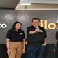 Founder &amp; Chairman CT Corp, Chairul Tanjung mengumumkan, Direktur Utama PT Allo Bank Indonesia Tbk (BBHI) yang akan diangkat dalam RUPS Kamis siang, 19 Mei 2022 adalah Indra Utoyo. (Foto: Liputan6.com/Pipit I.R)