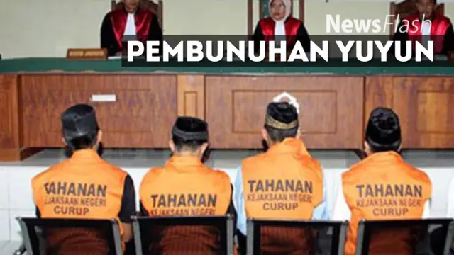 NEWS FLASH: Para Terdakwa Pembunuh Yuyun Minta Divonis Mati