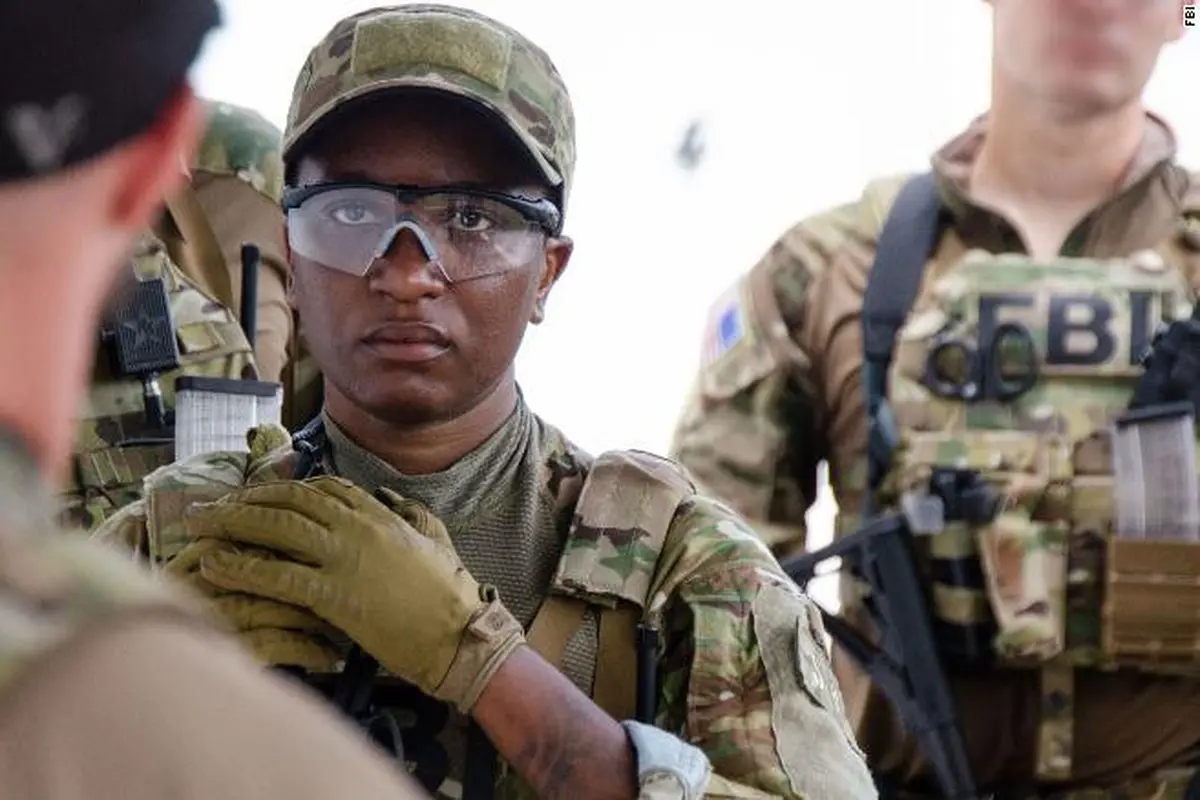 Tai, seorang agen khusus di kantor Biro San Juan diyakini sebagai wanita kulit hitam pertama yang dipilih untuk tim SWAT FBI. (FBI)
