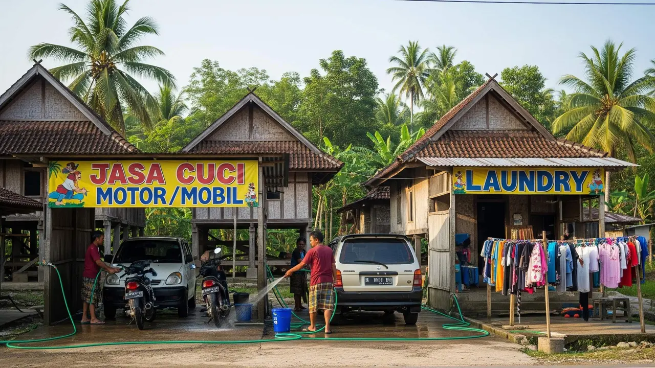 ide bisnis di desa yang jarang pesaing tapi dibutuhkan warga