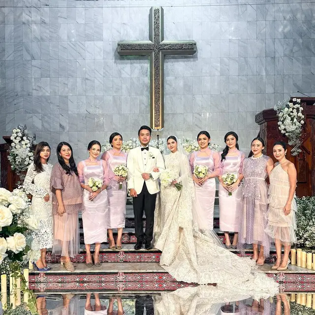 6 Momen Pernikahan Jessica Mila dan Yakup Hasibuan, Berlangsung Khidmat