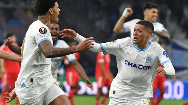 Hasil Liga Europa Marseille vs Benfica