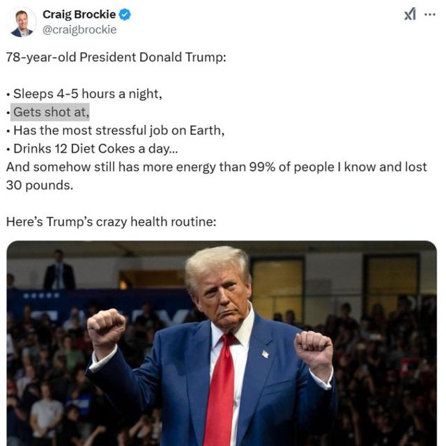 Ahli Kesehatan Ungkap Rahasia Donald Trump Masih Bugar di Usia 78 Tahun,