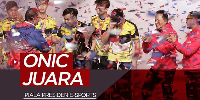 VIDEO: Onic Juara Piala Presiden E-Sports 2019