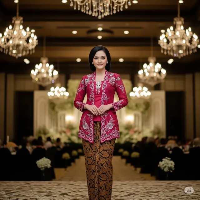 Baju Kondangan di Gedung Pernikahan. Foto: Gemini