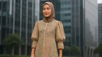 7 Gamis Batik Kantor Modern untuk Tampilan Profesional dan Stylish