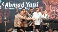 Presiden RI Joko Widodo (Jokowi) meresmikan terminal baru Bandara Internasional Ahmad Yani Semarang, Kamis (7/6/2018). (Dok Angkasa Pura I)