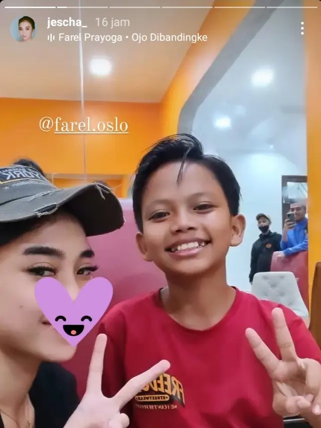 Farel prayoga saat gladi resik HUT Indosiar ke-28 Konser INDOSIA28EST (Foto: Instagram jescha_)