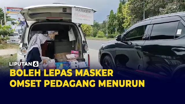 VIDEO: Omzet Penjualan Masker Turun 50 Persen Sejak Diperbolehkan Lepas Masker | Liputan6