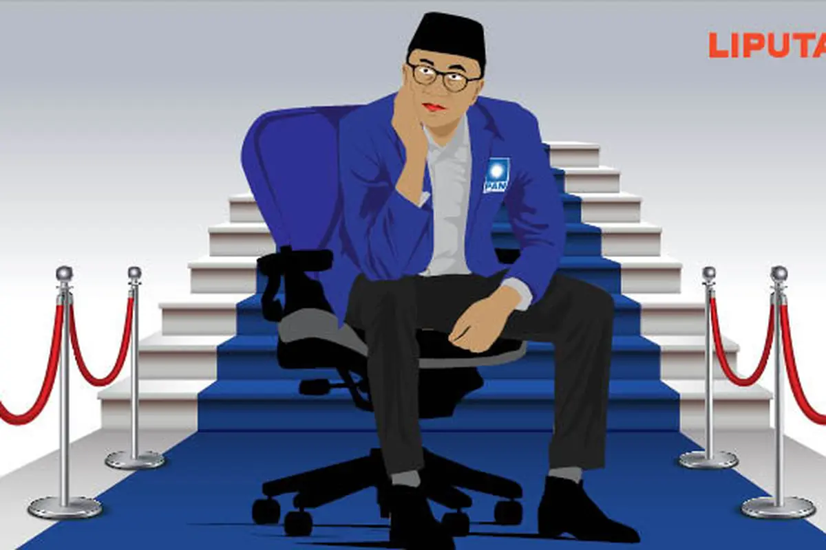 Banner Infografis Zulkifli Hasan Ketua Umum PAN. (Liputan6.com/Abdillah)