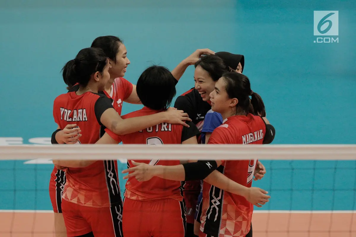 Kalah dari Thailand, Tim Voli Putri Indonesia Harus Puas dengan Medali Perak
