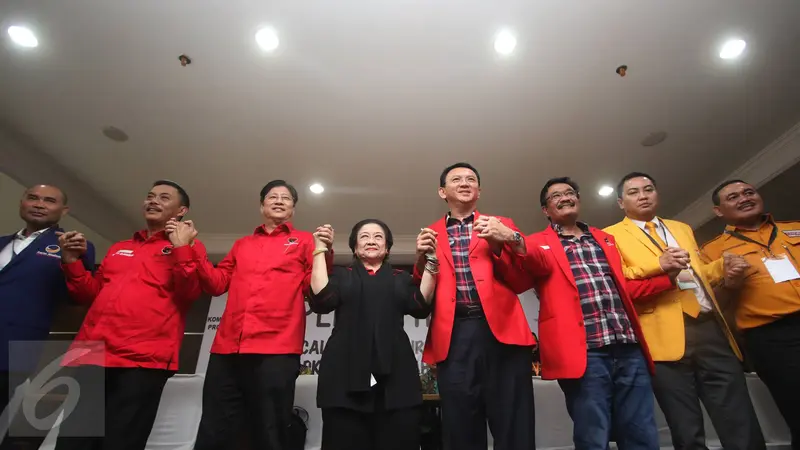 20160921-Megawati Dampingi Ahok-Djarot ke KPUD DKI-Jakarta