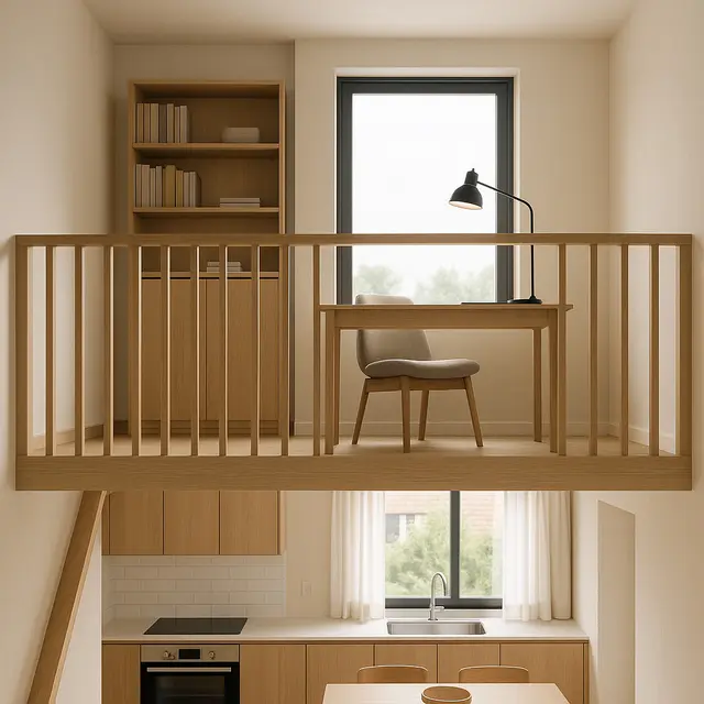 7 Gambar Desain Rumah Type 21 dengan Mezzanine, Solusi Cerdas untuk Ruang Terbatas