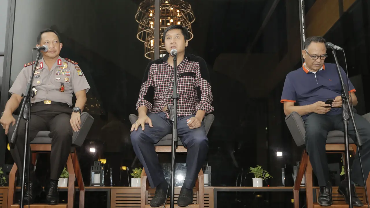 Konfrensi Pers Venue Final Piala Presiden