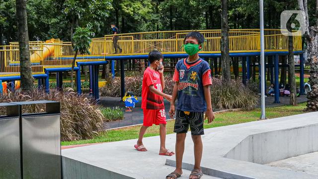 FOTO: RTH Jakarta Sudah Mulai Dibuka