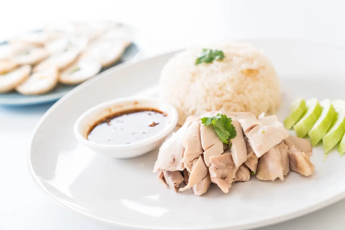 daging ayam kukus